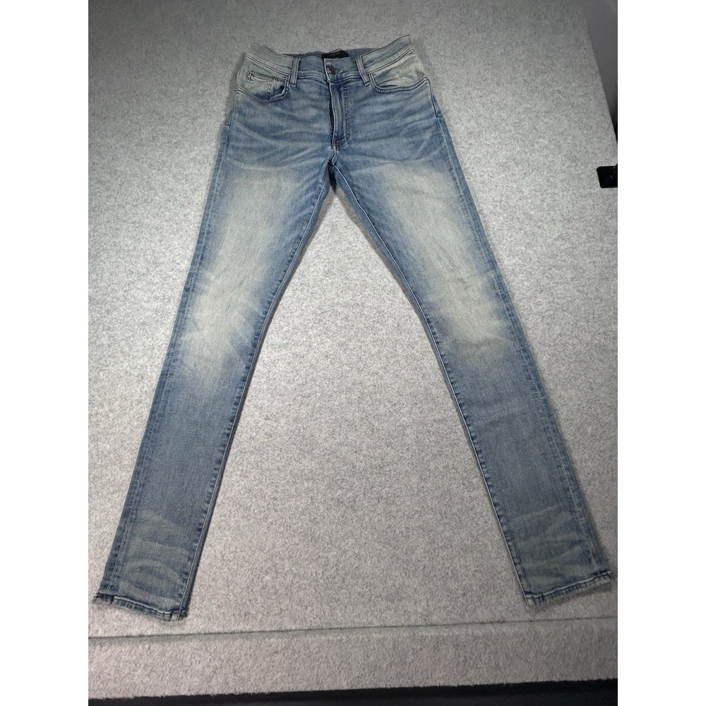 Amiri Authentic Men's Light Wash Jeans Size 33 EUC See Pics